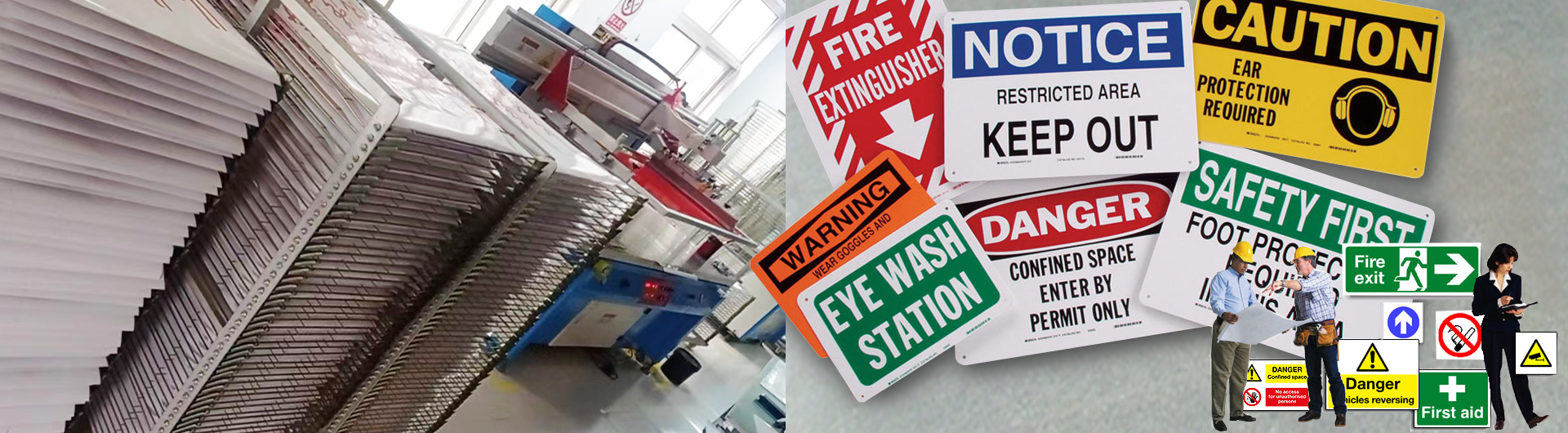 screen printed signs with custom printing